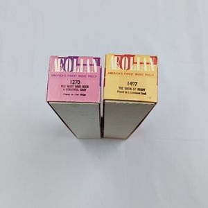 2 1930 Aeolian Player Piano rolls